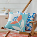 Fusion Luna Outdoor Filled Cushion in Duck Egg
