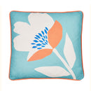 Fusion Luna Outdoor Filled Cushion in Duck Egg
