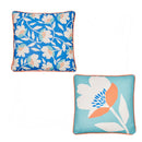 Fusion Luna Outdoor Filled Cushion in Duck Egg