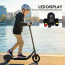 SPORTNOW Electric Scooter, Lightweight E Scooter With LED Display, Black
