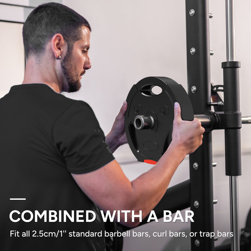 SPORTNOW Olympic Weight Plates Set for Home Gym