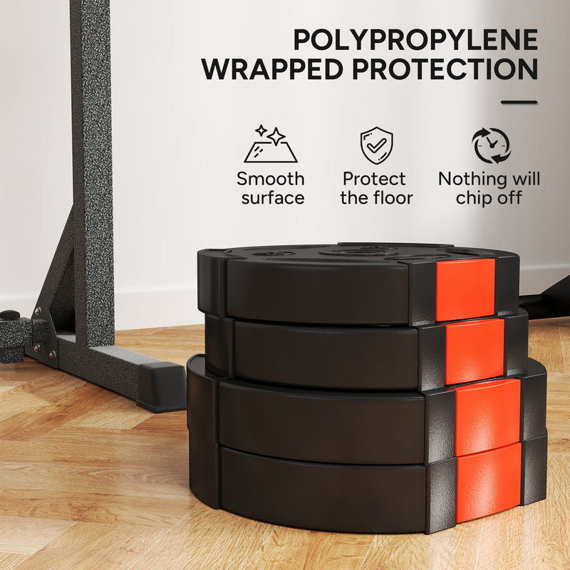 SPORTNOW Olympic Weight Plates Set for Home Gym