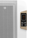 HOMCOM Mica Electric Space Heater, Portable Heater, 2 Heat Settings, White/Grey