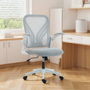 HOMCOM Mesh Office Chair, Computer Chair with Foldable Backrest, Grey