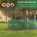 Outsunny 8' x 4' Plant Protection Tent Crop Cage with Door, Green