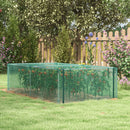 Outsunny 8' x 4' Plant Protection Tent Crop Cage with Door, Green