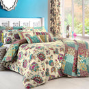 D & D Marinelli Duvet Cover Set in Teal