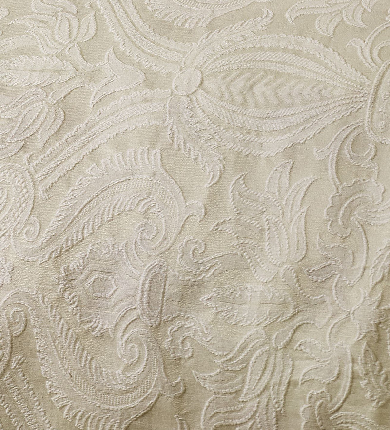 Mafalda - Cotton Rich Jacquard Pillow Sham in Cream