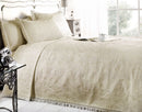 Mafalda - Cotton Rich Jacquard Bedspread in Cream