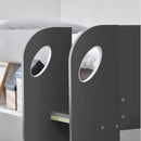 Mars Bunk & Underbed Charcoal & White
