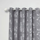 Marble - Extendable Curtain Pole with pair of end finials in Brushed Silver