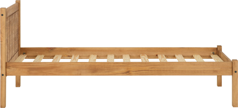 MAYA 3' SINGLE BED - DISTRESSED WAXED PINE