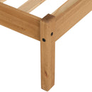 MAYA 4'6" DOUBLE BED - DISTRESSED WAXED PINE