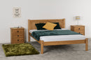 MAYA 4'6" DOUBLE BED - DISTRESSED WAXED PINE
