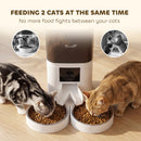 PawHut Smart Cat Feeder With HD Camera, 5G WiFi & Voice Recorder 6L