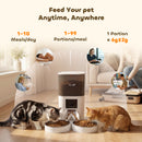PawHut Smart Cat Feeder With HD Camera, 5G WiFi & Voice Recorder 6L
