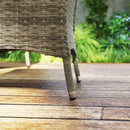 Outsunny 6 Seater Rattan Outdoor Dining Set With Cushions
