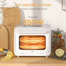 HOMCOM Food Dehydrator with 6 Stainless Steel Tray, for Fruit, Meat