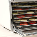 HOMCOM Food Dehydrator with 6 Stainless Steel Tray, for Fruit, Meat