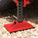 HOMCOM 48 Inch 3 Tonne High Lift Farm Jack For 4x4 Tractors Trucks, Red