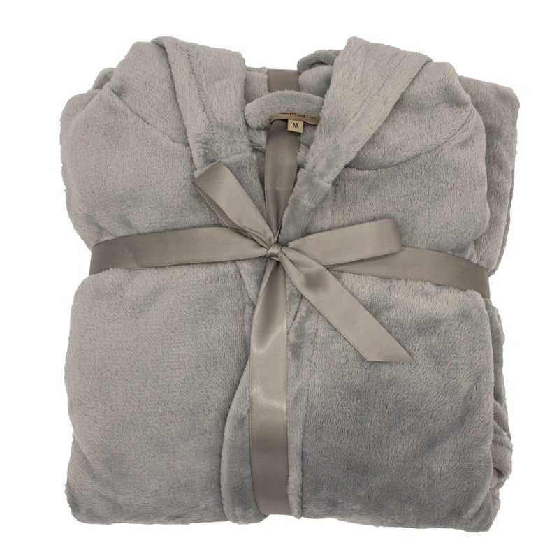 Hutson Harbour Hooded Robe - Grey