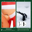 Outsunny Blow Up Hanging Christmas Decoration with Built-in LED Lights