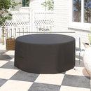 Outsunny Large Outdoor Set Round Cover Garden Furniture Waterproof