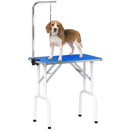 PawHut Foldable Dog Grooming Table Adjustable Arm for Small Dogs