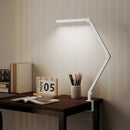 HOMCOM Desk Lamp With Adjustable Swing Arm, Dimmable LED Desk Light, White