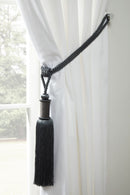 Midnight Tieback in Charcoal