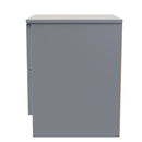 Milan 2 Drawer Bedside in Dusk Grey - Ready Assembled
