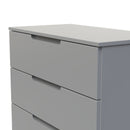 Milan 3 Drawer Chest in Dusk Grey - Ready Assembled