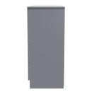 Milan 4 Drawer Chest in Dusk Grey - Ready Assembled