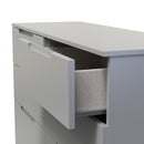 Milan 6 Drawer Chest in Dusk Grey - Ready Assembled