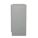 Milan Double Pedestal Desk in Dusk Grey - Ready Assembled