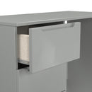 Milan 3 Drawer Vanity in Dusk Grey - Ready Assembled