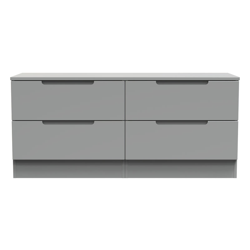 Milan 4 Drawer Bed Box in Dusk Grey - Ready Assembled