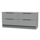 Milan 4 Drawer Bed Box in Dusk Grey - Ready Assembled