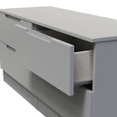 Milan 4 Drawer Bed Box in Dusk Grey - Ready Assembled