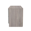 Cannes Ready Assembled 4 Drawer Bed Box in Grey Gloss & Grey Oak