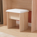 Milan Stool in Bardolino Oak - Ready Assembled