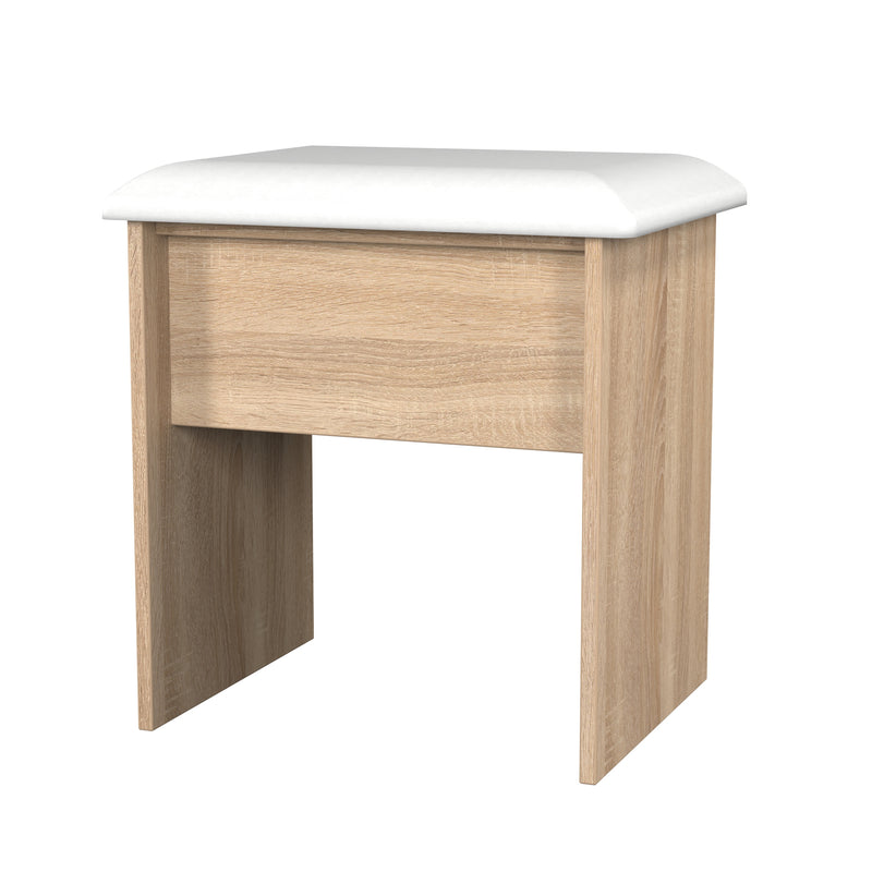 Milan Stool in Bardolino Oak - Ready Assembled