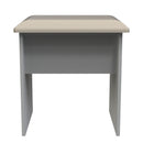 Milan Stool in Grey Gloss & Grey Oak - Ready Assembled