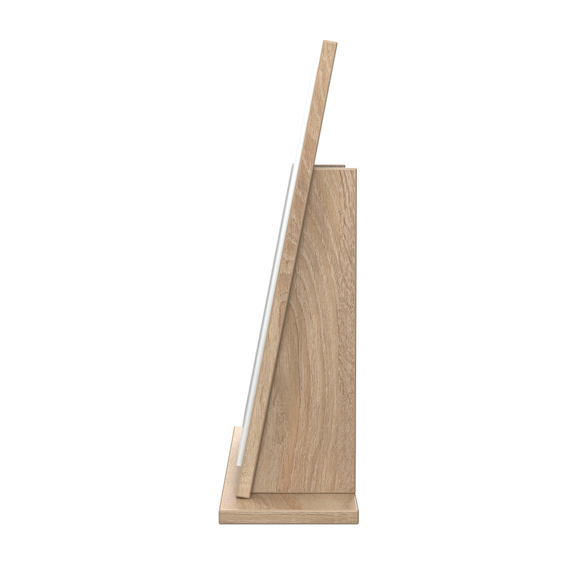 Milan Small Mirror in Bardolino Oak - Ready Assembled