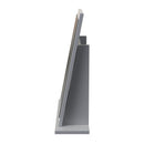 Milan Small Mirror in Grey Gloss & Grey Oak - Ready Assembled