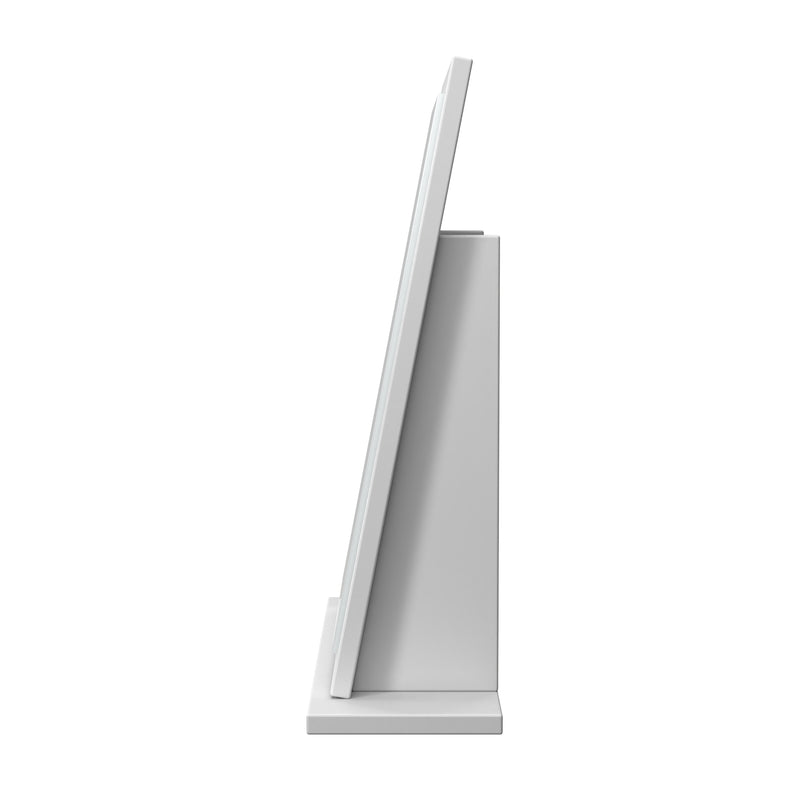 Milan Small Mirror in White Matt - Ready Assembled