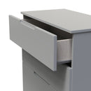 Milan 4 Drawer Deep Chest in Dusk Grey - Ready Assembled