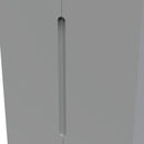 Milan Tall Double Wardrobe in Dusk Grey - Ready Assembled