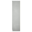 Milan Tall Triple Mirror Wardrobe in Dusk Grey - Ready Assembled