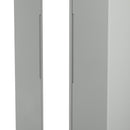 Milan Tall Triple Mirror Wardrobe in Dusk Grey - Ready Assembled